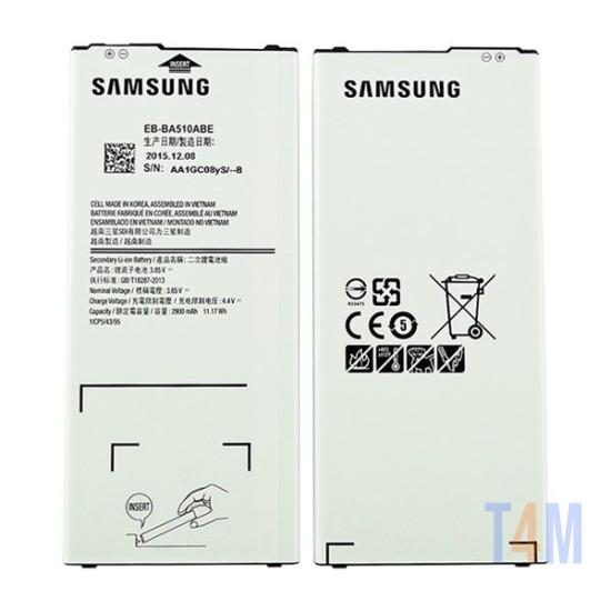 BATERIA EB-BA510ABE SAMSUNG GALAXY A5 2016 A510 BULK